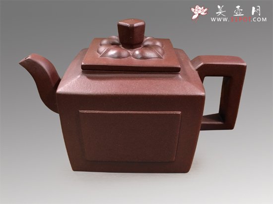 紫砂壶图片：四方菱花 - 宜兴紫砂壶网