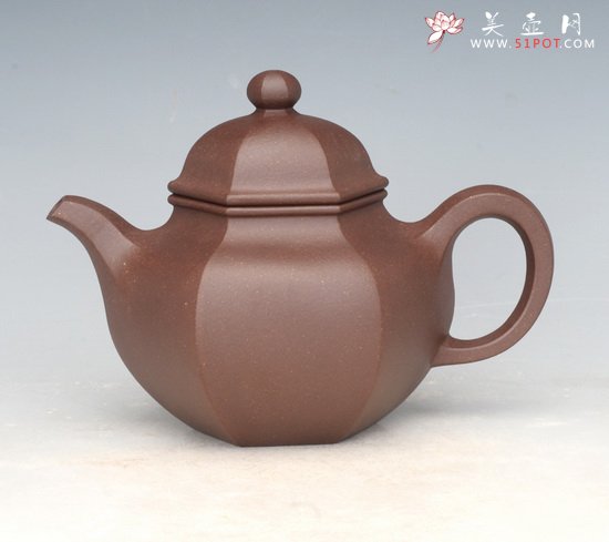 紫砂壶图片：六方掇球 - 宜兴紫砂壶网