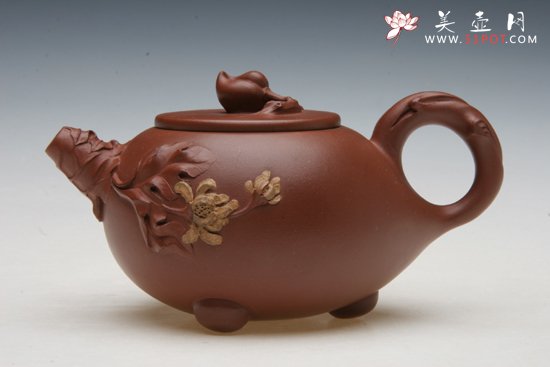 紫砂壶图片：春意秋色 - 宜兴紫砂壶网