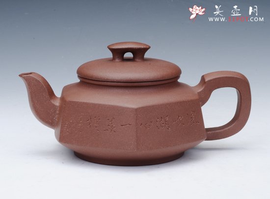 紫砂壶图片：六方桥鼎 - 宜兴紫砂壶网