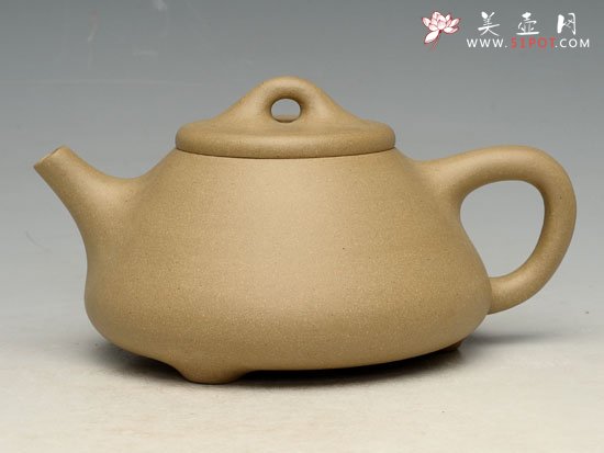 紫砂壶图片：石瓢（本山绿泥） 260cc - 宜兴紫砂壶网