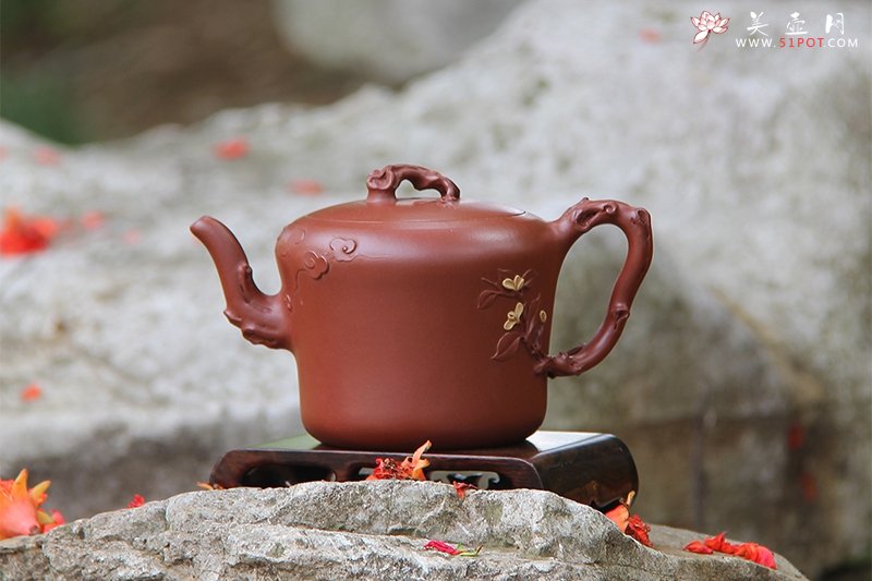 紫砂壶图片：月桂锦华 - 宜兴紫砂壶网