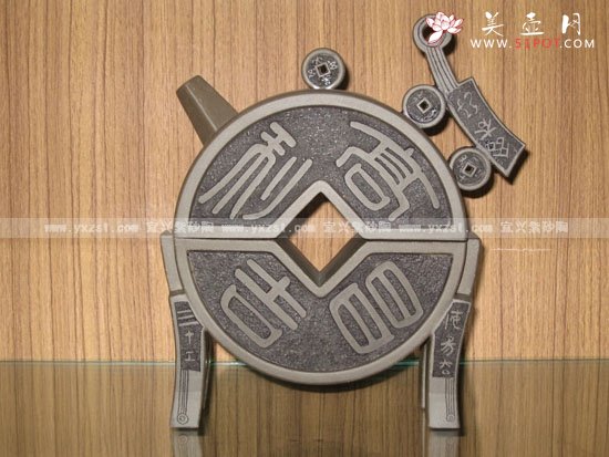 紫砂壶图片：财源滚滚 - 宜兴紫砂壶网
