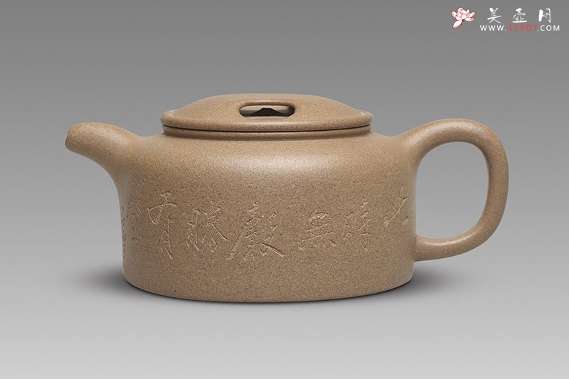 紫砂壶图片：牛盖莲子 - 宜兴紫砂壶网