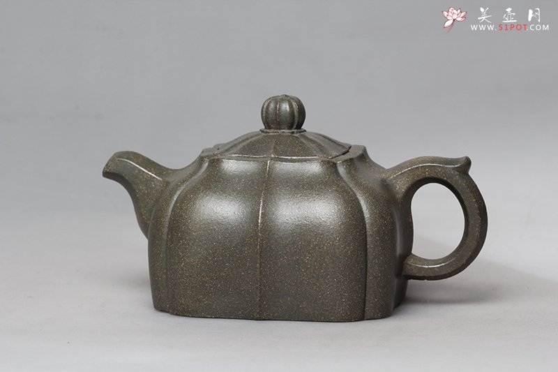 紫砂壶图片：四方菱花 - 宜兴紫砂壶网