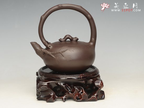 紫砂壶图片：提梁  容量：150cc - 宜兴紫砂壶网