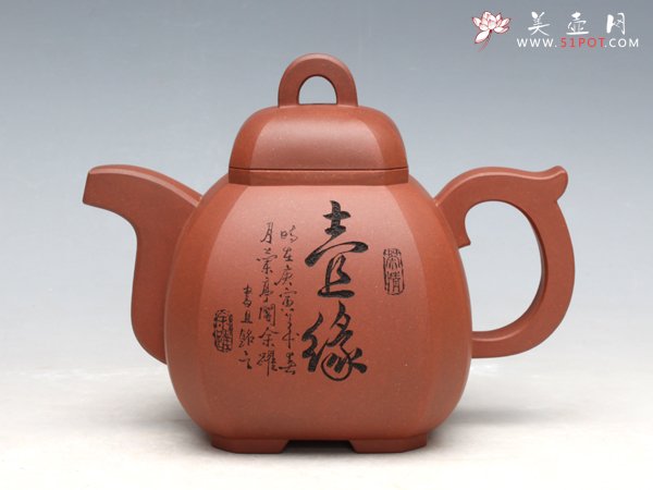 紫砂壶图片：八面亨通 - 宜兴紫砂壶网