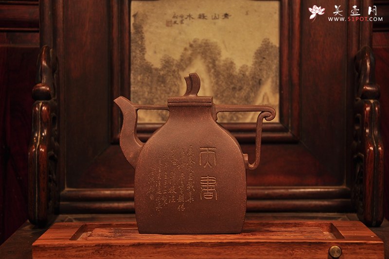 紫砂壶图片：天书壶 - 宜兴紫砂壶网