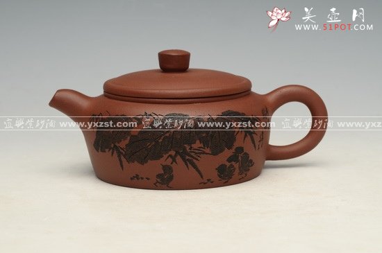 紫砂壶图片：汉扁 - 宜兴紫砂壶网