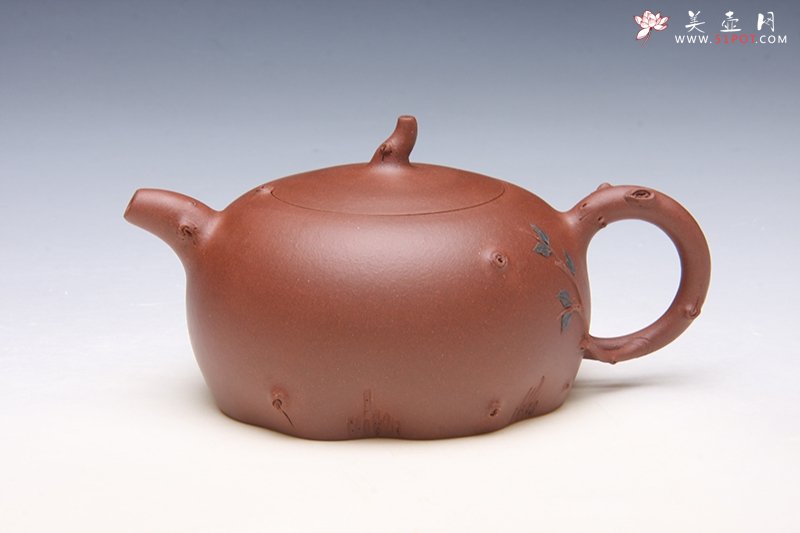 紫砂壶图片：一枝独秀 - 宜兴紫砂壶网