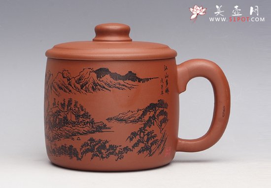 紫砂壶图片：老板杯 - 宜兴紫砂壶网