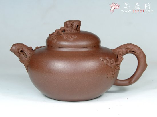 紫砂壶图片：松柏长青 - 宜兴紫砂壶网