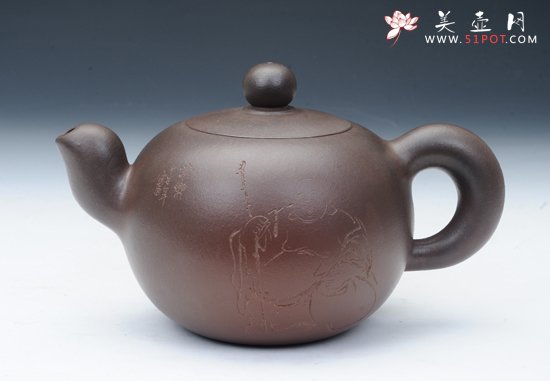 紫砂壶图片：一粒珠 - 宜兴紫砂壶网