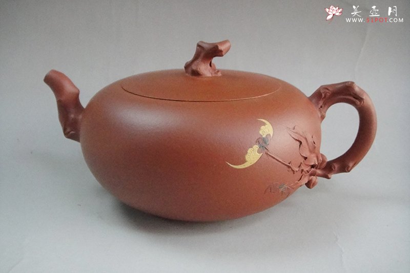 紫砂壶图片：桃花太阳 - 宜兴紫砂壶网