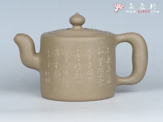 紫砂壶图片：年轮   泥料：段青泥 - 宜兴紫砂壶网