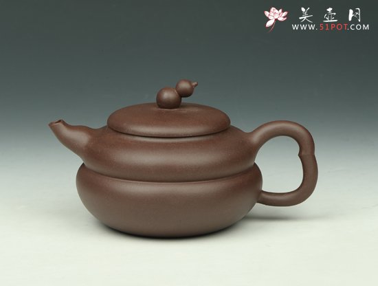 紫砂壶图片：葫芦 - 宜兴紫砂壶网