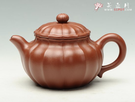 紫砂壶图片：仿古筋瓢 - 宜兴紫砂壶网