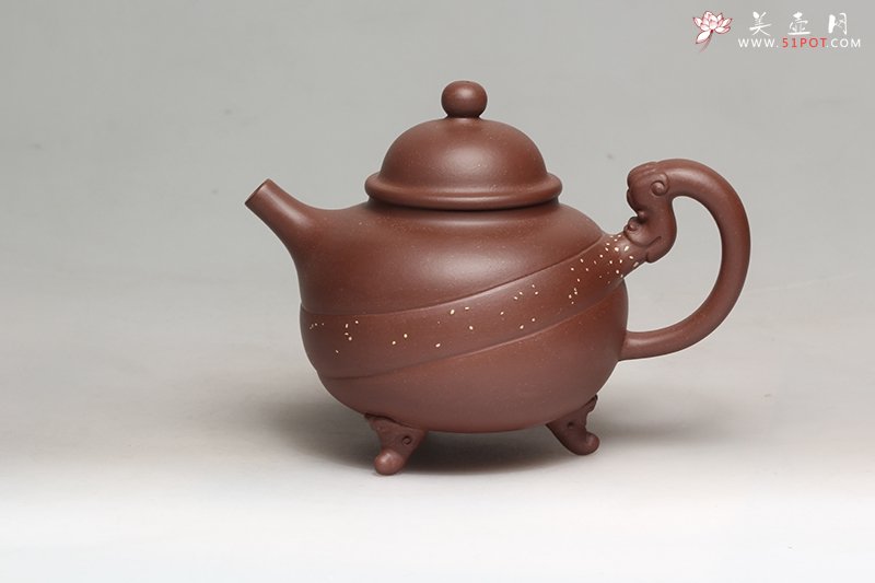 紫砂壶图片：天龙顶珠 - 宜兴紫砂壶网