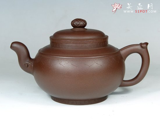 紫砂壶图片：吉祥如意 - 宜兴紫砂壶网