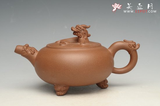 紫砂壶图片：苍龙教子 - 宜兴紫砂壶网
