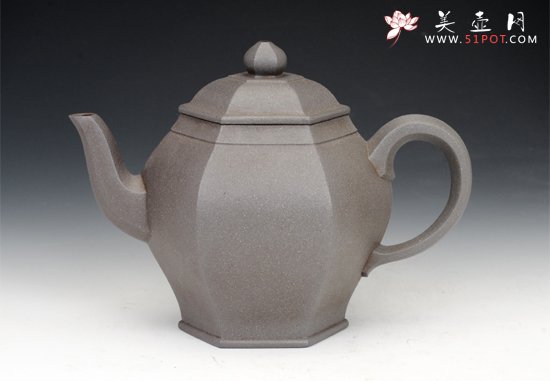 紫砂壶图片：六方宫灯 - 宜兴紫砂壶网