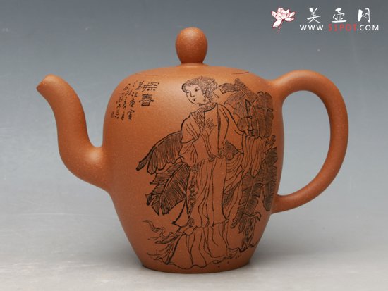 紫砂壶图片：中国古典名著《红楼梦》之十二金钗 - 宜兴紫砂壶网