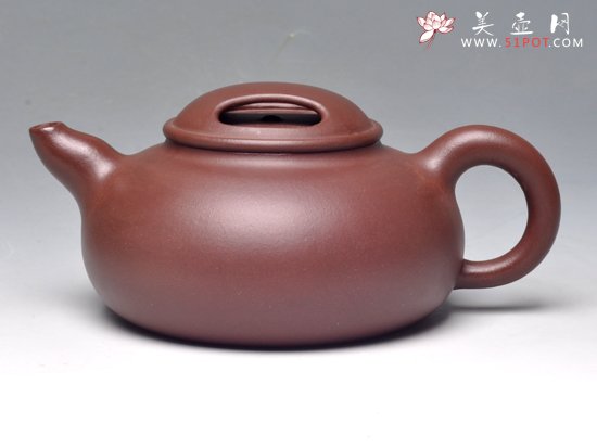 紫砂壶图片：牛气冲天（紫泥）5... - 宜兴紫砂壶网