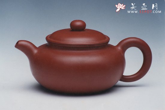 紫砂壶图片：小仿古（朱泥 - 宜兴紫砂壶网