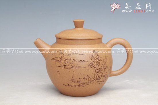 紫砂壶图片：圆柱 - 宜兴紫砂壶网