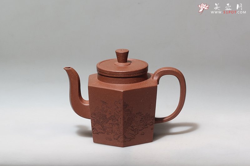 紫砂壶图片：大彬六方 - 宜兴紫砂壶网