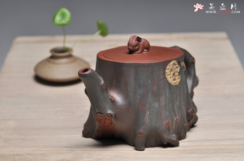 紫砂壶图片：中华根 - 宜兴紫砂壶网