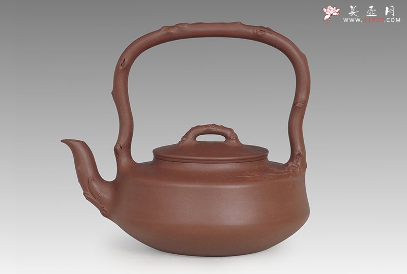 紫砂壶图片：枫叶提梁 - 宜兴紫砂壶网