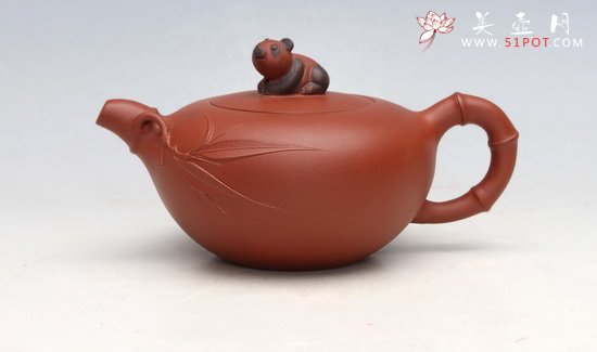 紫砂壶图片：熊猫 - 宜兴紫砂壶网