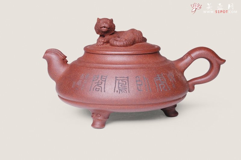 紫砂壶图片：虎卧凤阁 - 宜兴紫砂壶网