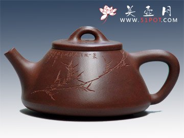 紫砂壶图片：子冶石瓢徐秉方铭 - 宜兴紫砂壶网