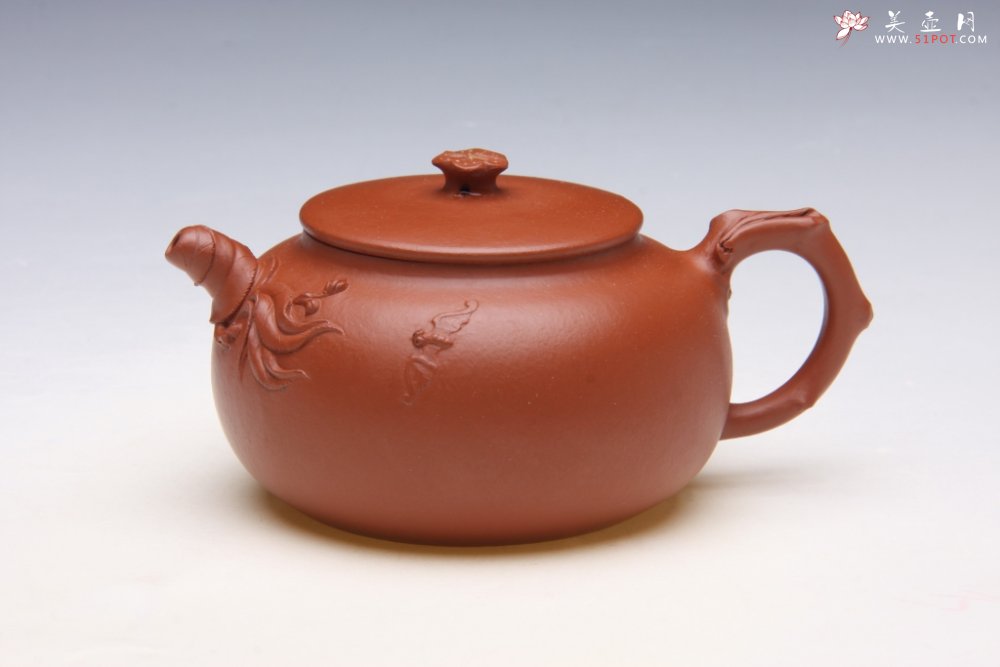 紫砂壶图片：盛桃花开 - 宜兴紫砂壶网