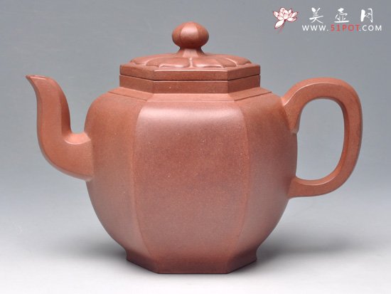 紫砂壶图片：连连高升 青灰泥 520cc - 宜兴紫砂壶网