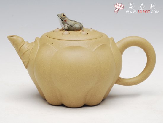 紫砂壶图片：和合莲心 - 宜兴紫砂壶网