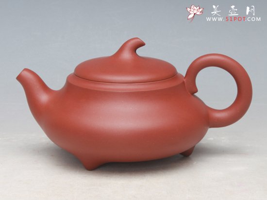 紫砂壶图片：北瓜  220cc  红清水 - 宜兴紫砂壶网