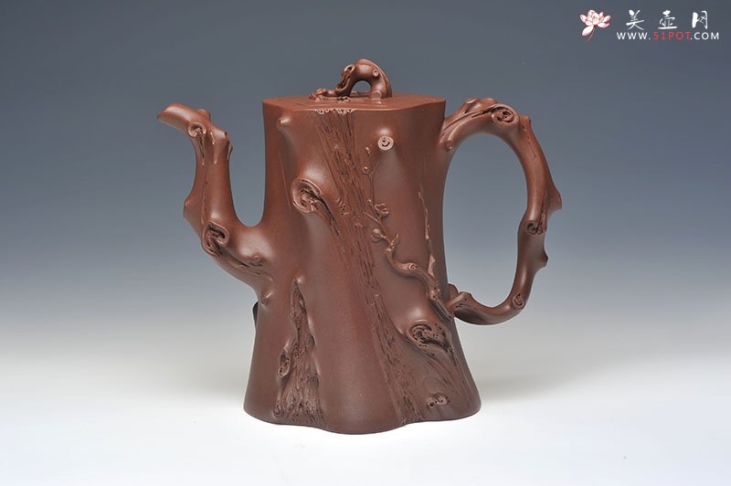 紫砂壶图片：大梅桩 - 宜兴紫砂壶网