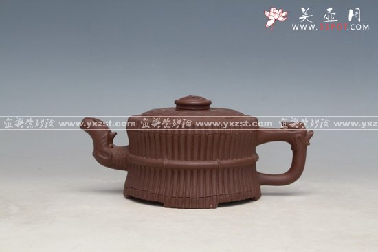 紫砂壶图片：龙头一捆竹 - 宜兴紫砂壶网