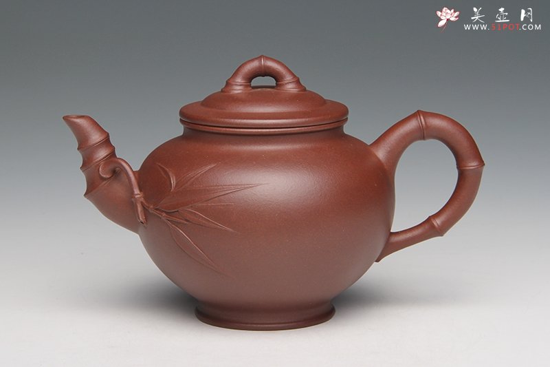 紫砂壶图片：吕氏竹节 - 宜兴紫砂壶网