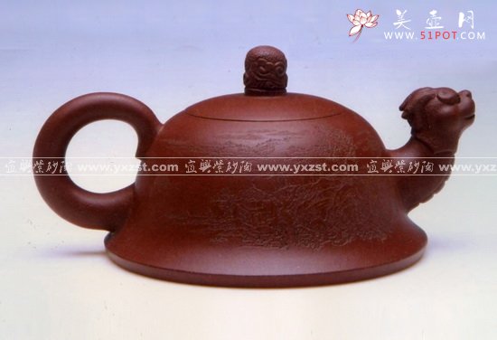 紫砂壶图片：霸下 - 宜兴紫砂壶网
