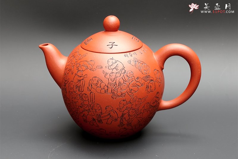 紫砂壶图片：百子 - 宜兴紫砂壶网