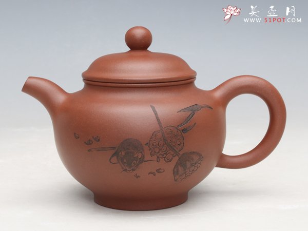 紫砂壶图片：掇只 - 宜兴紫砂壶网