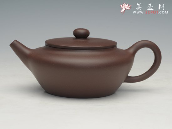 紫砂壶图片：平线直流 - 宜兴紫砂壶网