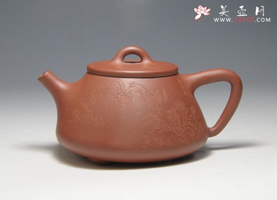 紫砂壶图片：子冶石瓢 - 宜兴紫砂壶网