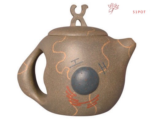 紫砂壶图片：动物细胞壶 - 宜兴紫砂壶网