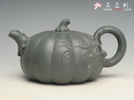 紫砂壶图片：南瓜 - 宜兴紫砂壶网