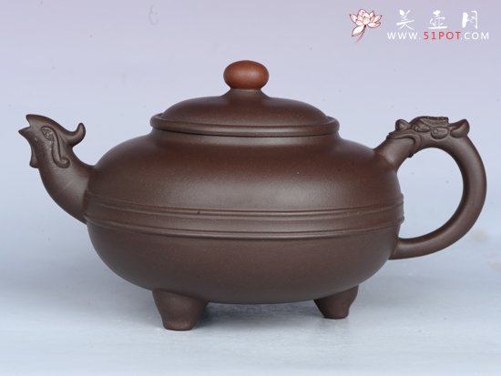 紫砂壶图片：龙凤戏珠 - 宜兴紫砂壶网